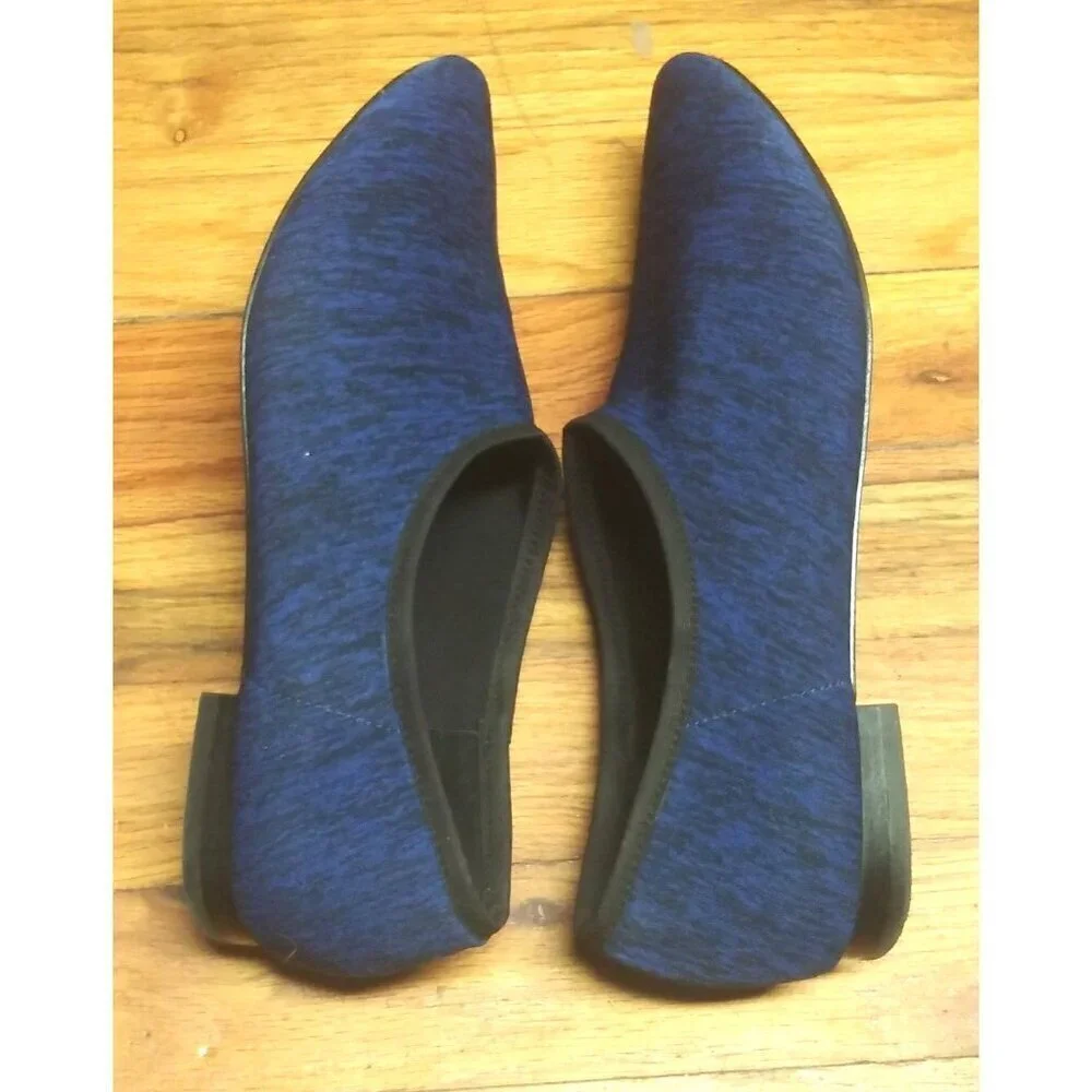 Lori Goldstein Womens Sasi Slip-On Shoes US Sz 7.5 M UK 38 blue SOFT COMFORT EUC